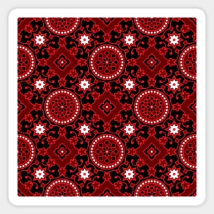 Ajrak Traditional Pattern Sticker